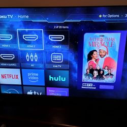 55" TCL 4k TV W/ Roku