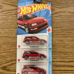 Hot wheels 92 Honda civic EF J import 2023