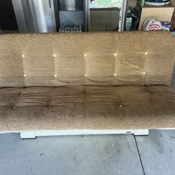 Couch Sleeper Sofa Beige Tan Folding 