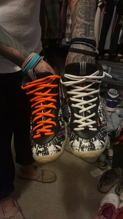 Nike penny Hardaway’s air foam posit shattered backboard size 5 1/2 rare size like new