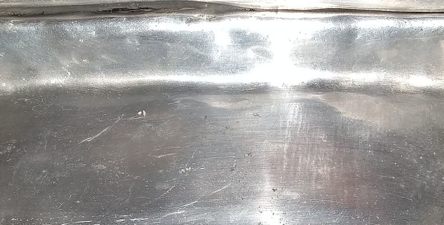 Vintage Pewter Butter Dish And Butterknife