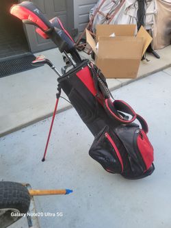 Golf Bag With A Few Clubs