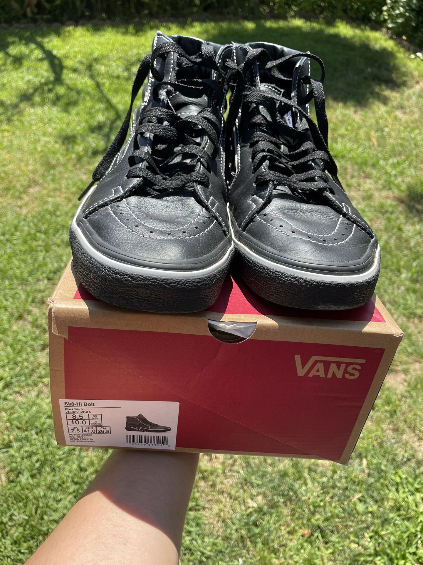 Vans Sk8-Hi \'Bolt Black\'