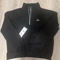 Alo Black Quarterzip