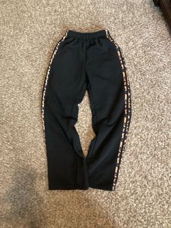 Cheetah print sweats