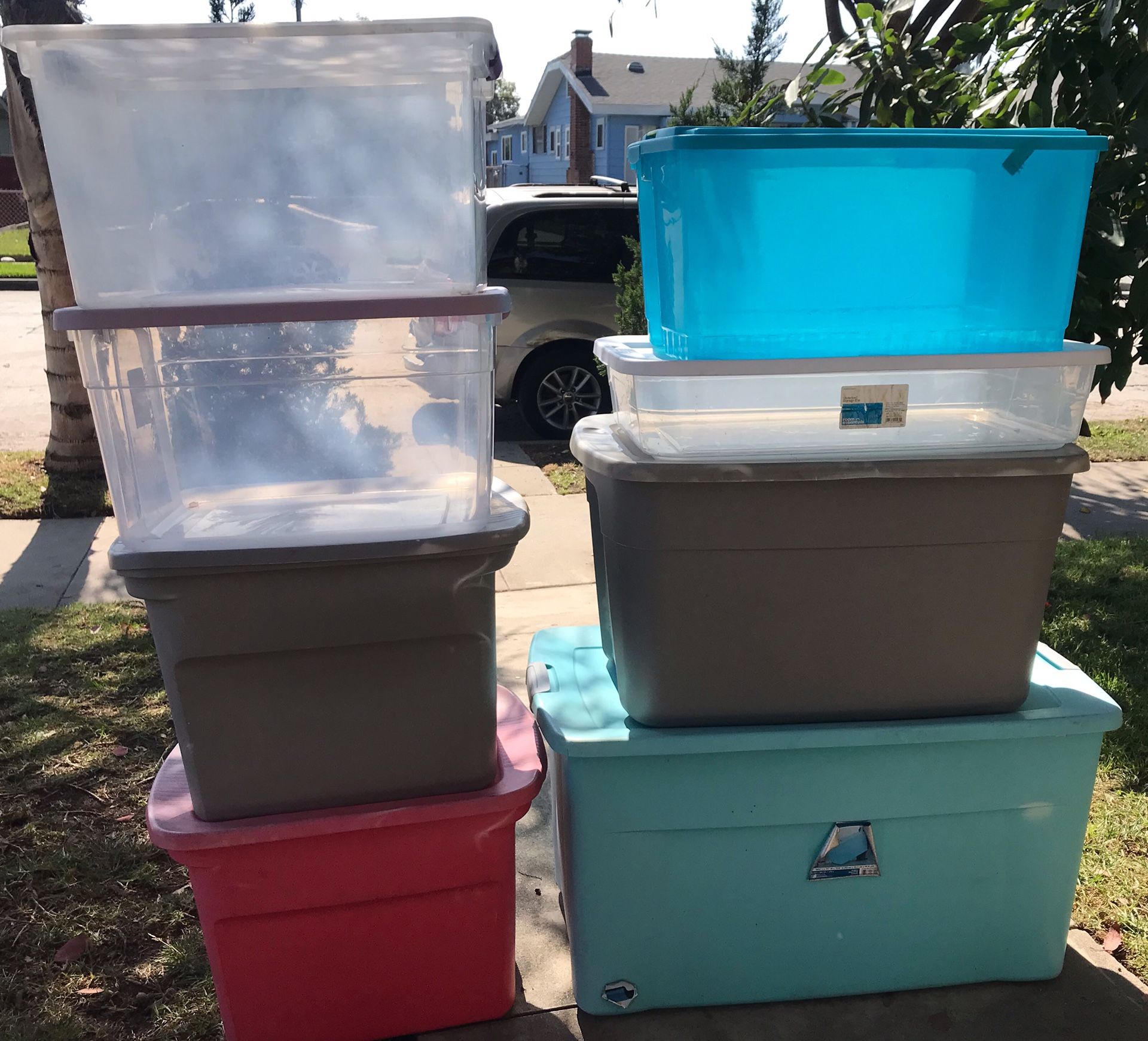 Storage Containers  All Sizes Price Vary $5$10$15 Or Best Offer For All Obo Used Clean Normal Wear Ready To Go 