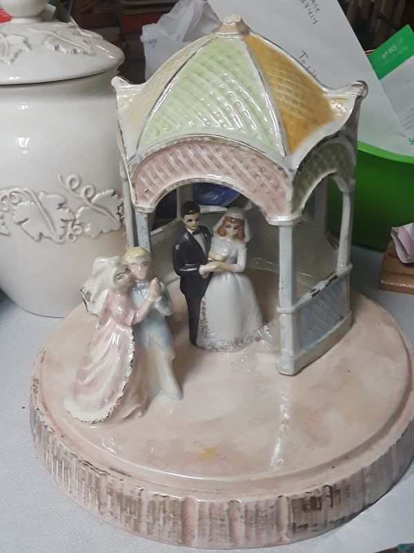 Wedding Cake Topper Ceramic Wedding Piecr For Sale In West Palm