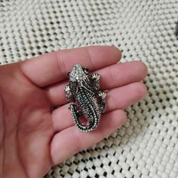 Adjustable Lizard Statement Ring 