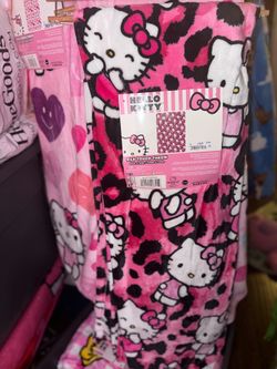 Hello Kitty Cheetah Throw