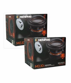 2 NEW POWERFUL MEMPHIS MOJO 8” SUBWOOFERS
