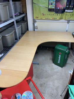 Large adjustable IKEA desk