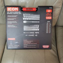 New Icon 3/8 drive modular general service socket set