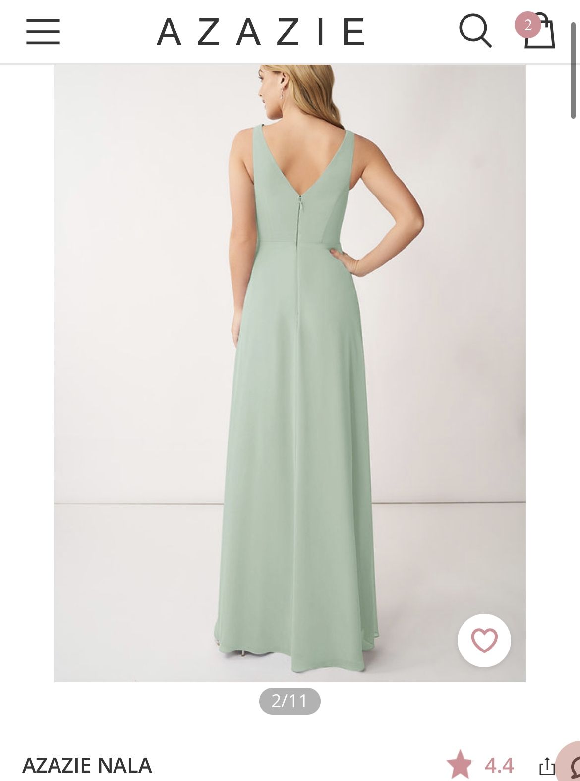 2 Steel Blue Bridesmaid Dresses
