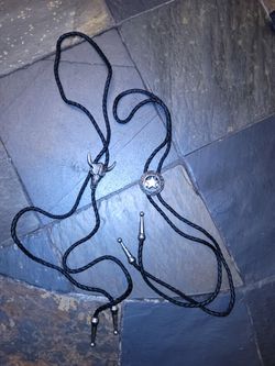 2 Western Bolo Ties