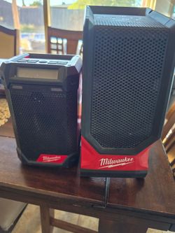 Milwaukee Bluetooth speaker ,all together