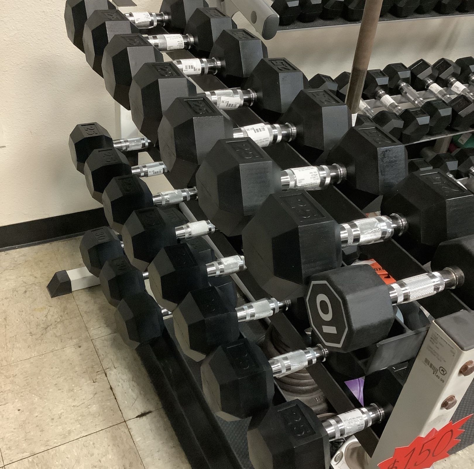 New Rubber Hex Dumbbells 1.50 Per Pound for Sale in Phoenix, AZ OfferUp