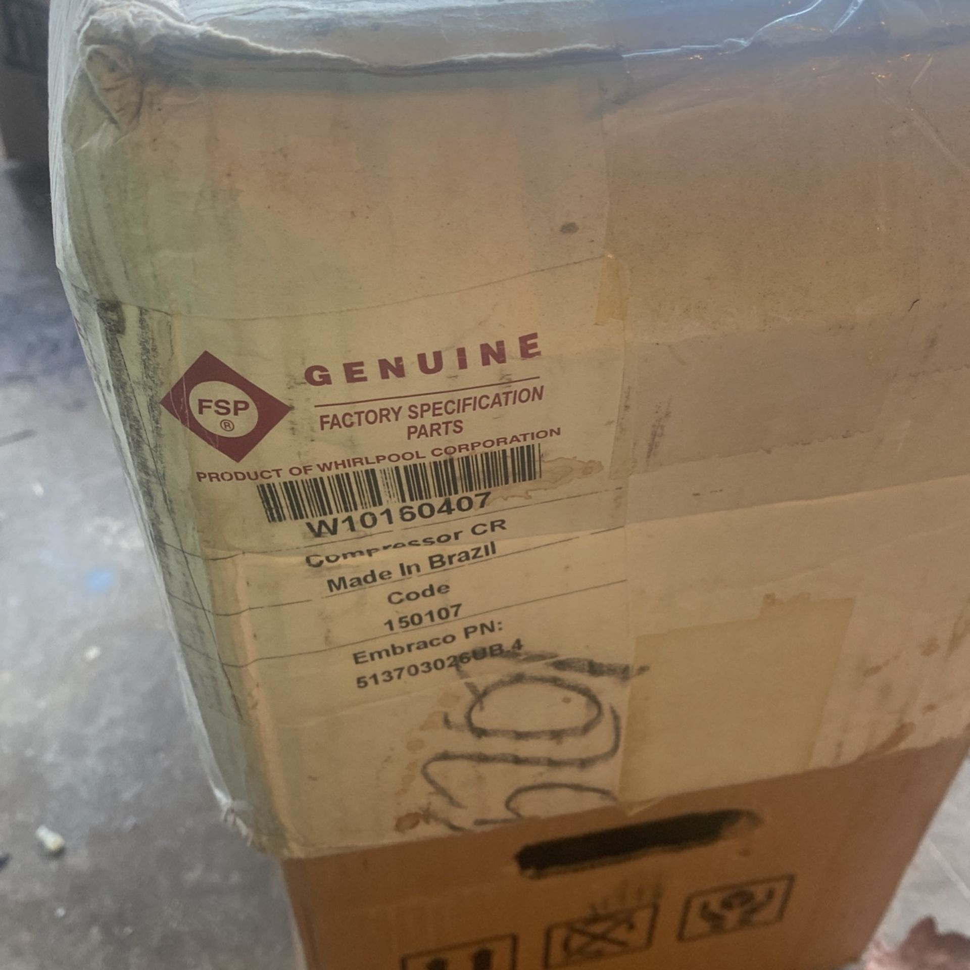 Whirlpool, Kitchen Aide Compressor