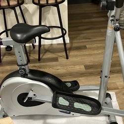 Elliptical/Bicycle Dual Trainer