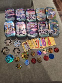 Pokémon tins and coins