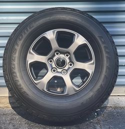 SET OF WHEELS AND TIRES 17”