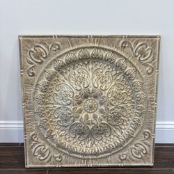 antique mandala plaque  