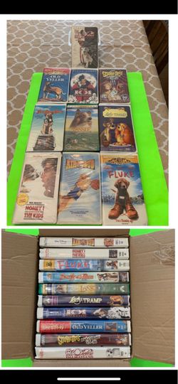 VHS videos, children movies