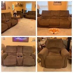 3 Piece Ashley Living Room Set