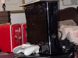 Xbox 360 Slim with power cord, hdmi cable and controller!