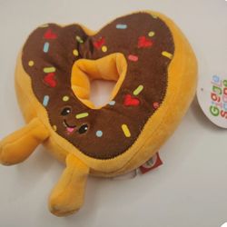 Gigglescape Valentines Day Heart Shaped Donut 7 " Soft Plush Toy