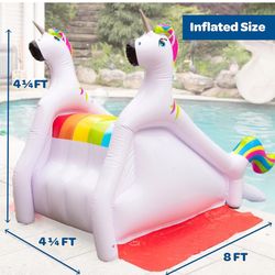 Giant Inflatable Unicorn Waterslide