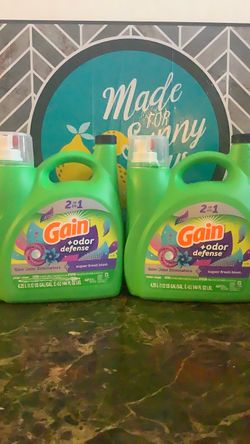 Gain + Odor Defense Liquid Detergent 144 oz (2-Pack) price is firm
