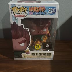 Naruto Shippuden Might Guy (Eight Inner Gates) Funko Glow In The Dark CCE Exclusive 