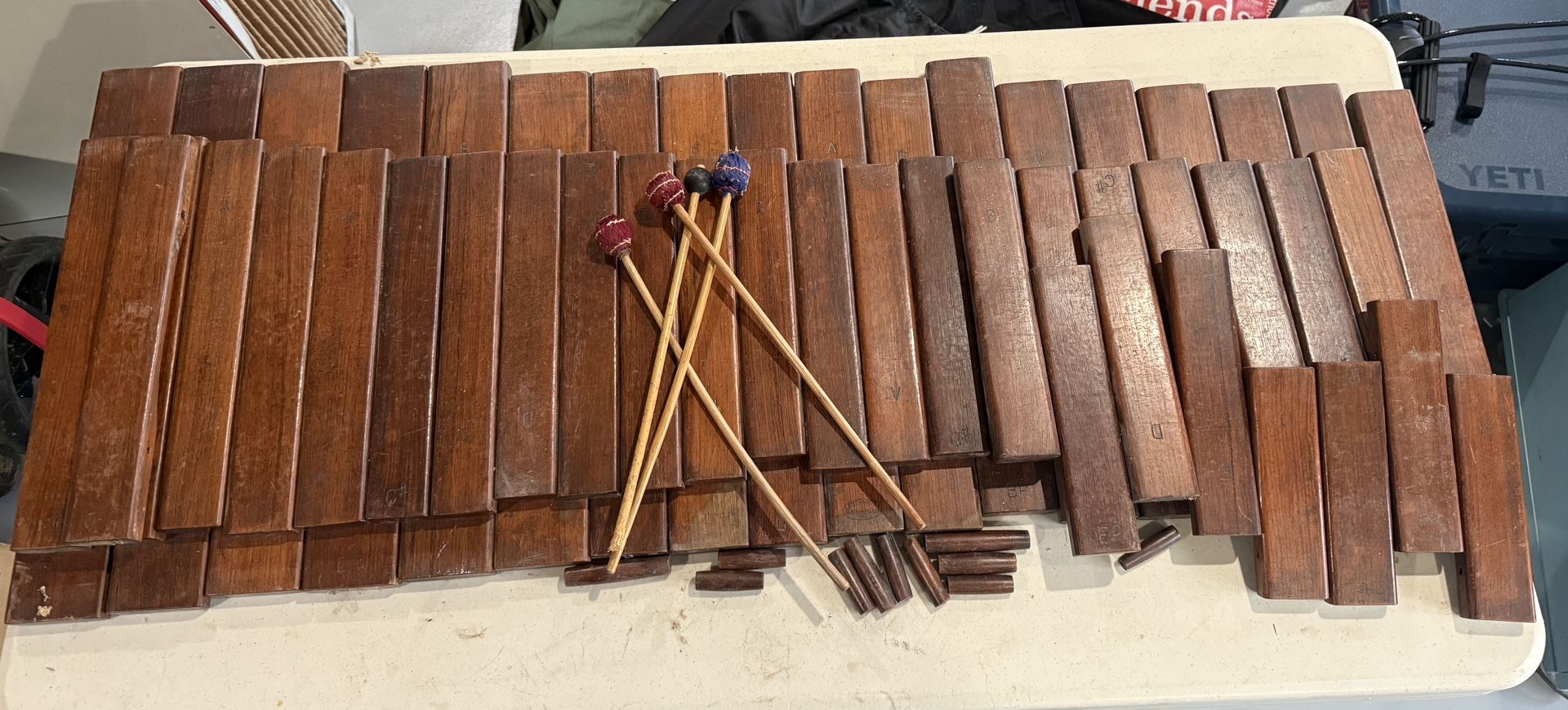 Vintage 1920 Xylophone Keys (Click Picture For Full View)
