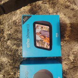 2 Alexa Devices One Is A Camera And The Other Is A Speaker