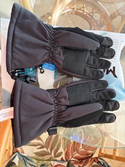 Snow boot & ski gloves, new $110