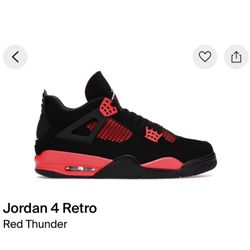 Jordan 4 Retro Red Thunder