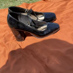 Mary Jane  Black Heels 