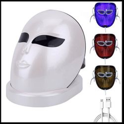 1200 Led Lights Rechargable 3 Colors face mask