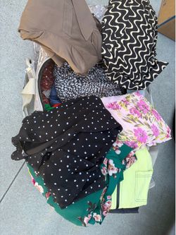 Women’s dresses & jackets size Small  bundle for $30 with new duffle bag included