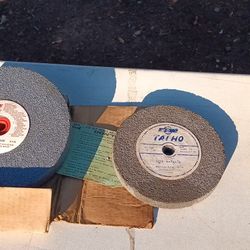 3 Grinding Wheels 7", 6", 5"