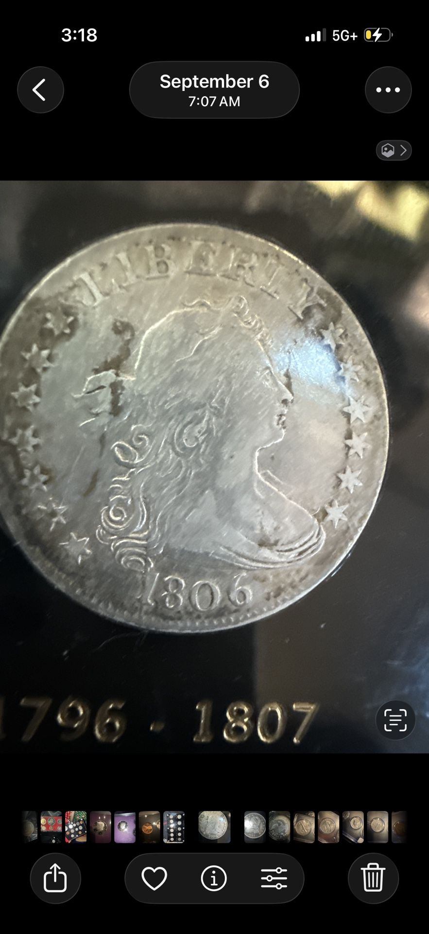 1806 Draped Bust Quarter