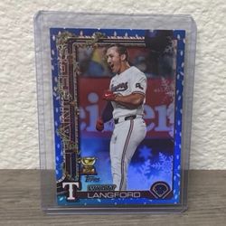 Wyatt Langford All-Star Rookie Card- Topps Holiday