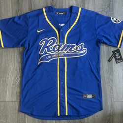 Los Angeles Rams Nacua Button Up Jersey 