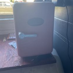 Pink Mini Fridge 