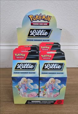 Lillie Premium Tournament Collection Box Pokemon Trading Card Game TCG