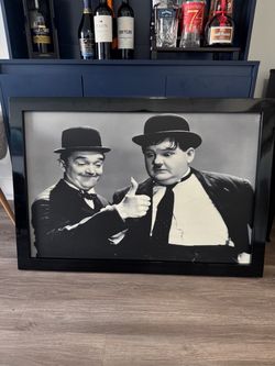 Laurel and Hardy Vintage Wall Art