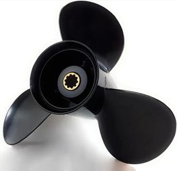 AQUAMOVE
9.9x12 Aluminum Boat Outboard Propeller for Tohatsu Nissan & Mercury Engines 25-30HP, Ref OEM 3R0B64525-1, 10 Spline Tooth RH