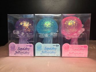 Glitter Jelly Fish Squishy