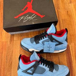 Travis Scott Air Jordan 4 Retro 'Cactus Jack' Size 9.5