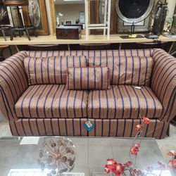 Drexel Heritage Striped Sofa 